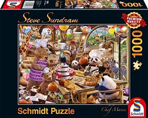 Schmidt Steve Sundram: Chef Mania Jigsaw Puzzle - 1000 Pieces