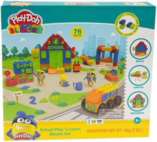 Play-Doh Blocks School Play 'n' Learn Blocks Set