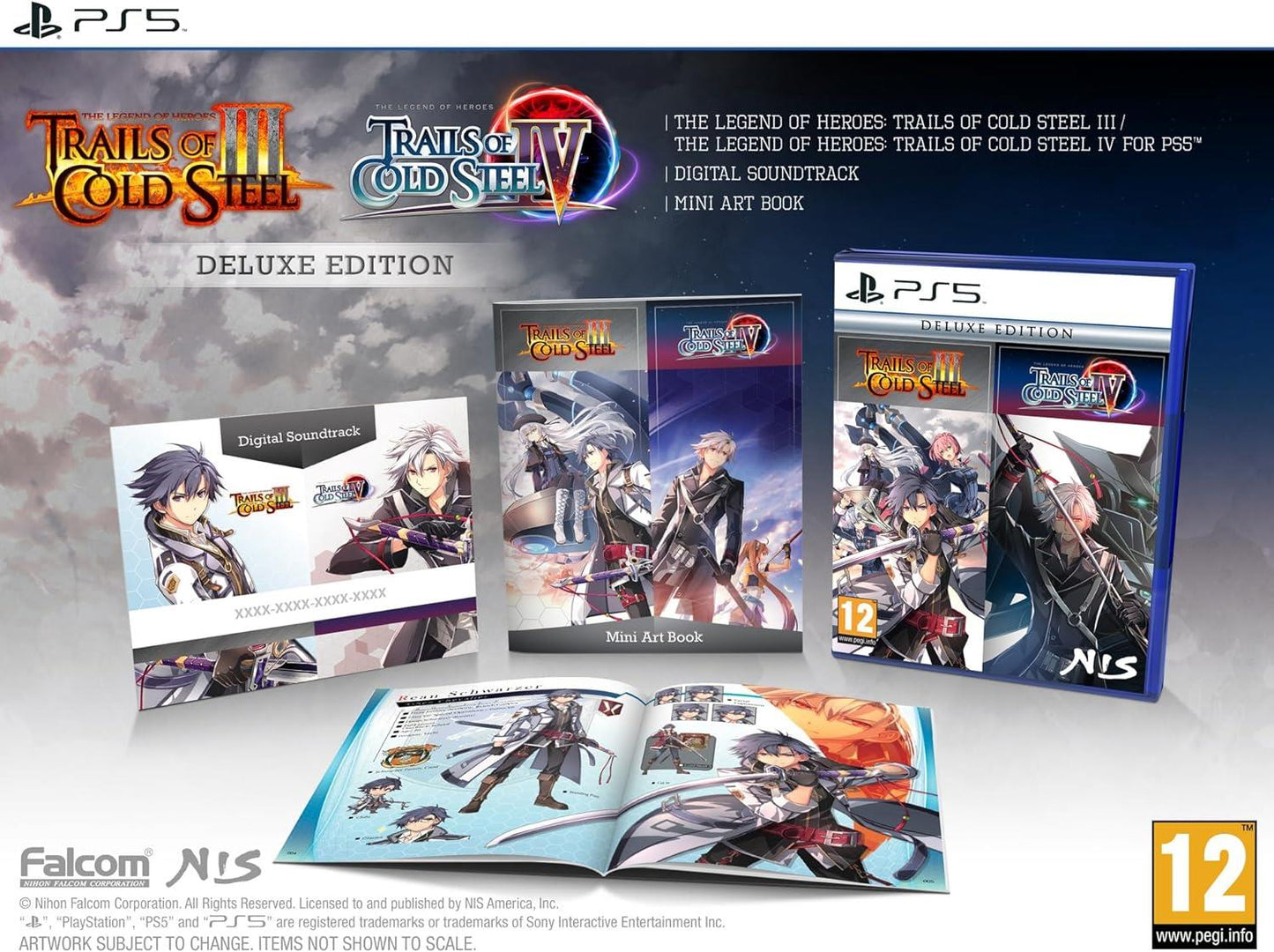 The Legend of Heroes: Trails of Cold Steel III | The Legend of Heroes: Trails of Cold Steel IV Deluxe Edition PS5