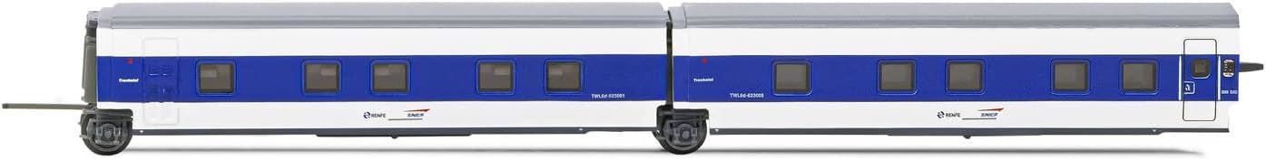 Arnold SNCF-RENFE 2-unit set Talgo Francisco de Goya Paris ??Madrid blue and white livery sleeping coaches