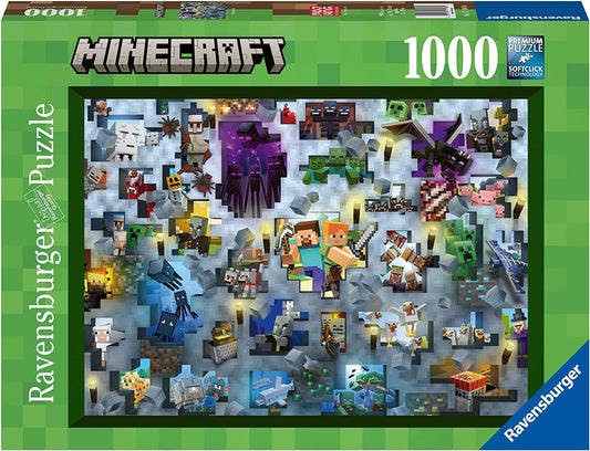 Challenge Minecraft Mobs Jigsaw Puzzle - 1000 Pices
