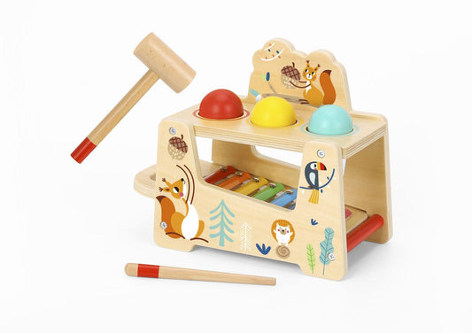 Tooky Toy Wooden Pound And Tap Bench