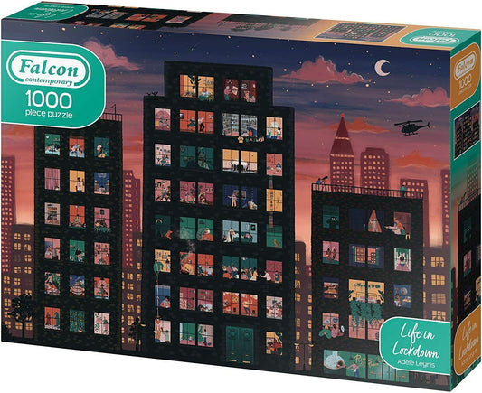 Falcon Contemporary Life in Lockdown Jigsaw Puzzle - 1000 Pieces