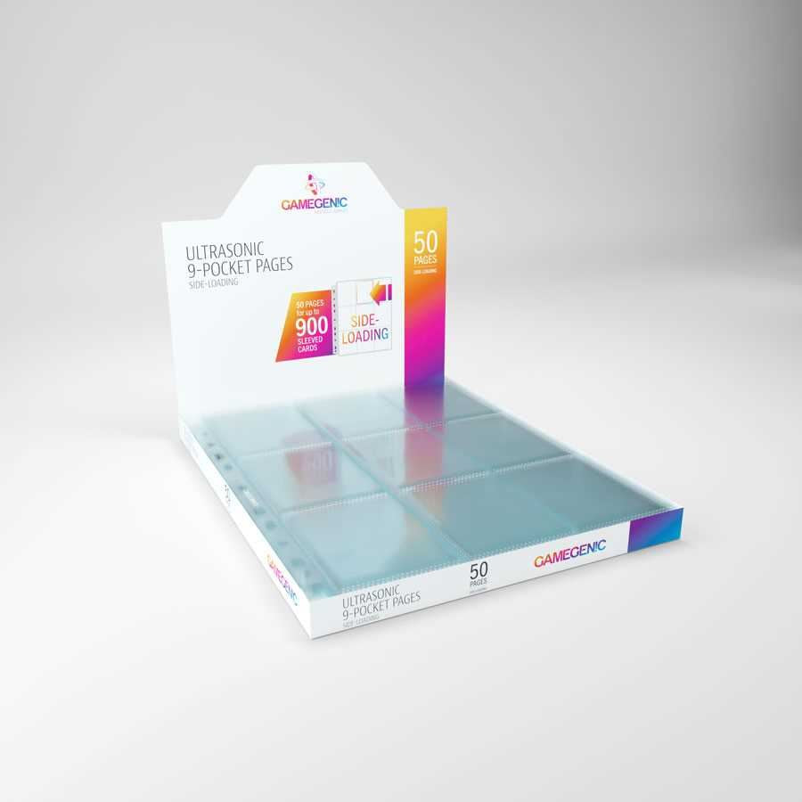 Gamegenic Ultrasonic 9-Pocket Pages Sideloading 50 Sheets