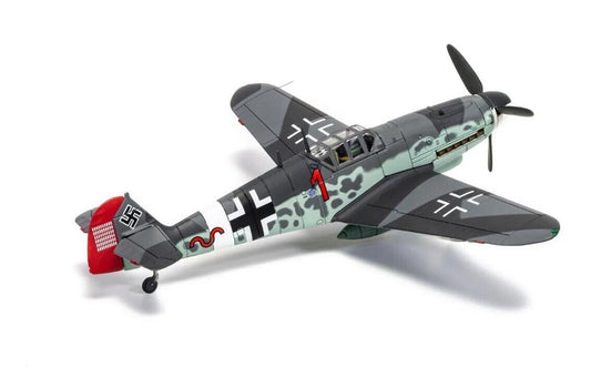 Corgi Messerschmitt Bf 109G-2 (Trop) 'Red 1' Hpt. Werner Schroer, 8./JG27, Rhodes, Greece, 1943 1:72 Diecast Model