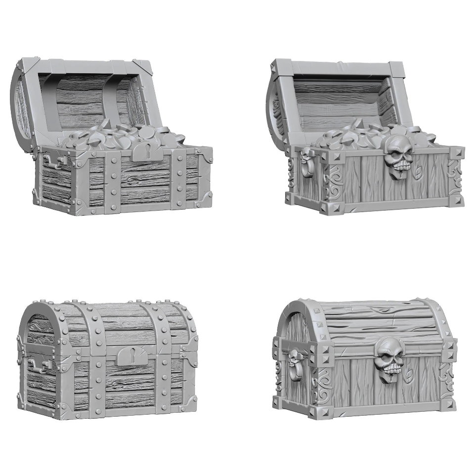 WizKids Unpainted Miniatures (W2) - Chests