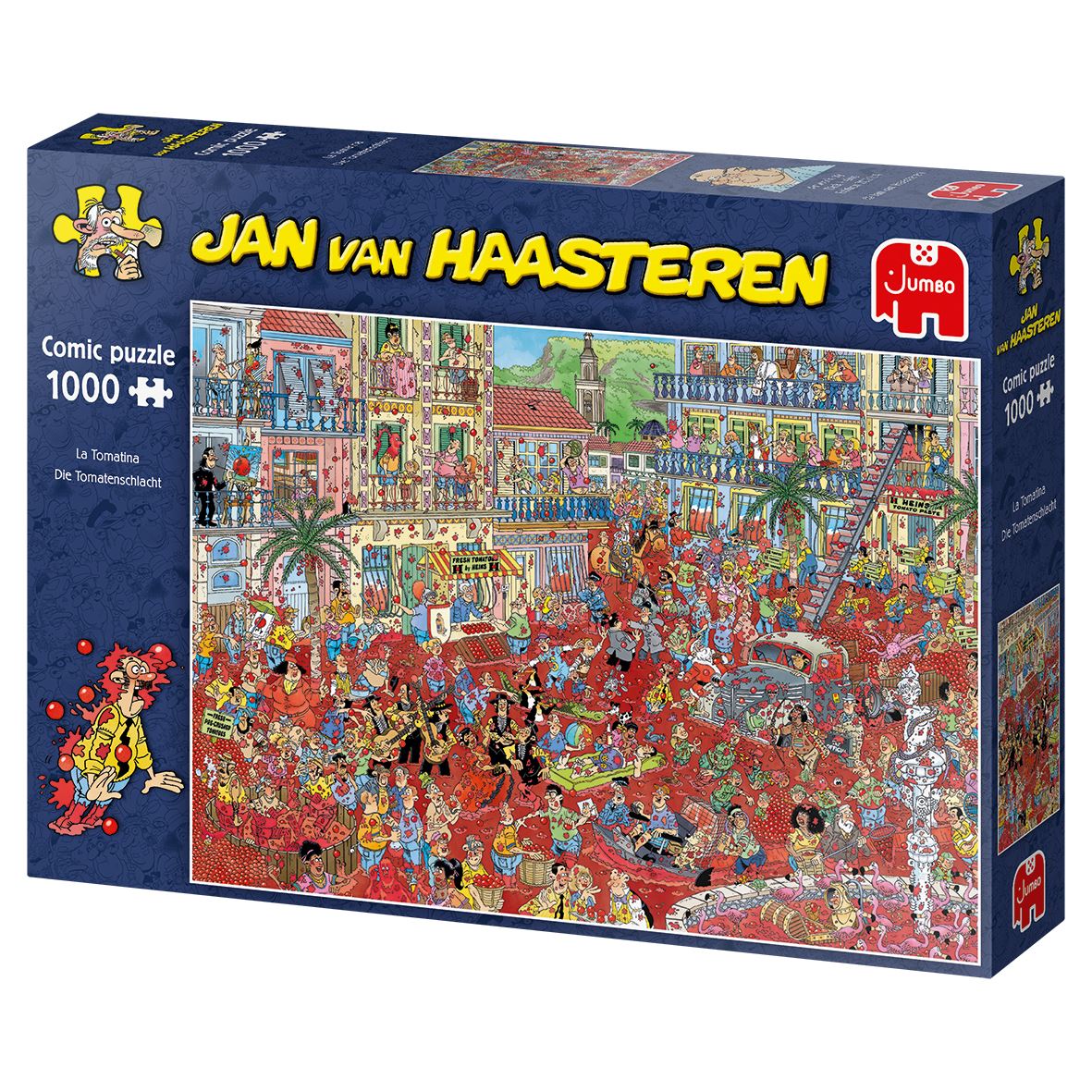 Jumbo Jan Van Haasteren La Tomatina Jigsaw Puzzle - 1000 Pieces