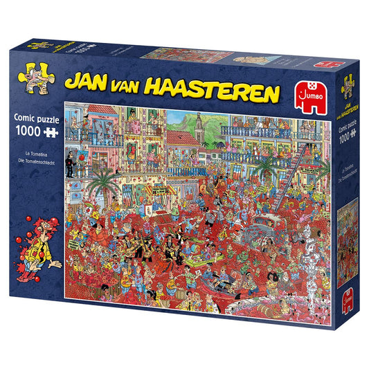 Jumbo Jan Van Haasteren La Tomatina Jigsaw Puzzle - 1000 Pieces