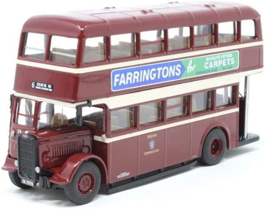 Corgi Guy Utility Bus- Burton Corporation- 6 Calais Rd via Station & Belvedere Road