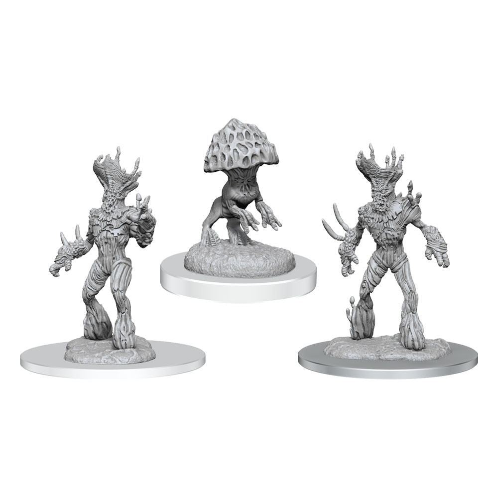 D&D Nolzur's Marvelous Miniatures Unpainted Miniature Myconid Sovereign & Sprouts Assortment (2)
