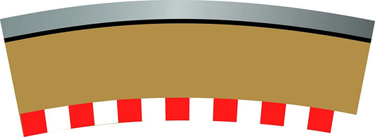 Single Lane Radius 3 Curve Outer Borders 22.5? (Set Of 4) Scalextric Accessory Pack