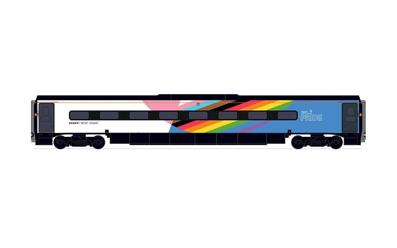 Hornby Avanti West Coast, Pendolino Motor Standard (MS), Pride Livery - Era 11