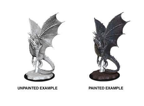D&D Nolzur's Marvelous Miniatures Unpainted Miniatures Young Silver Dragon Case (6)