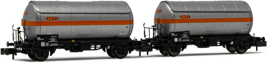 Arnold SNCF 2-unit Pack 2-axle Gas Tank Wagons SATI - UCB