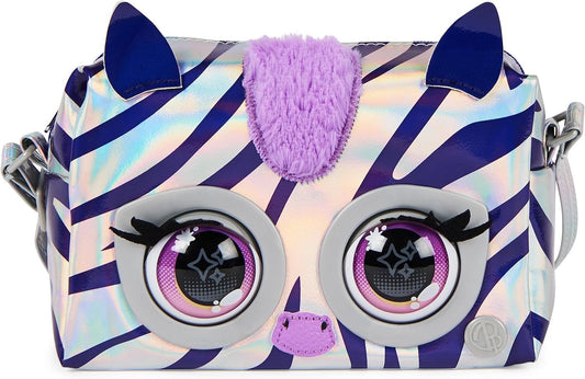 Purse Pets Metallic Magic Zebra Shoulder Bag