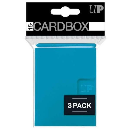 Ultra PRO 15+ Card Box 3-pack - Light Blue