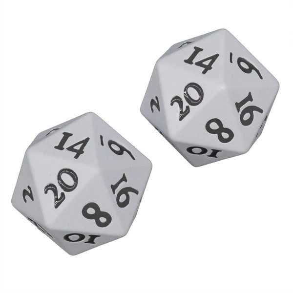 Ultra Pro Vivid Heavy Metal Dice: White