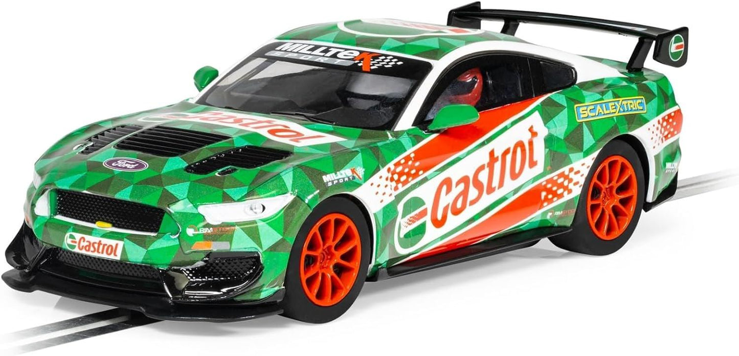 Scalextric Ford Mustang GT4 - Castrol Drift Car