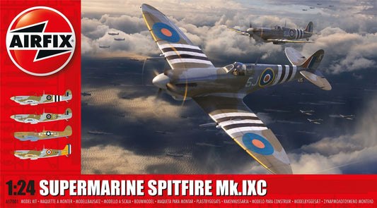 Airfix Supermarine Spitfire Mk.IXc. Military Aircraft Spitfire 1:24 Model Kit