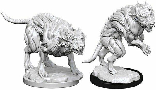Pathfinder Deep Cuts Unpainted Miniatures (W1) 100DEEP Hell Hounds
