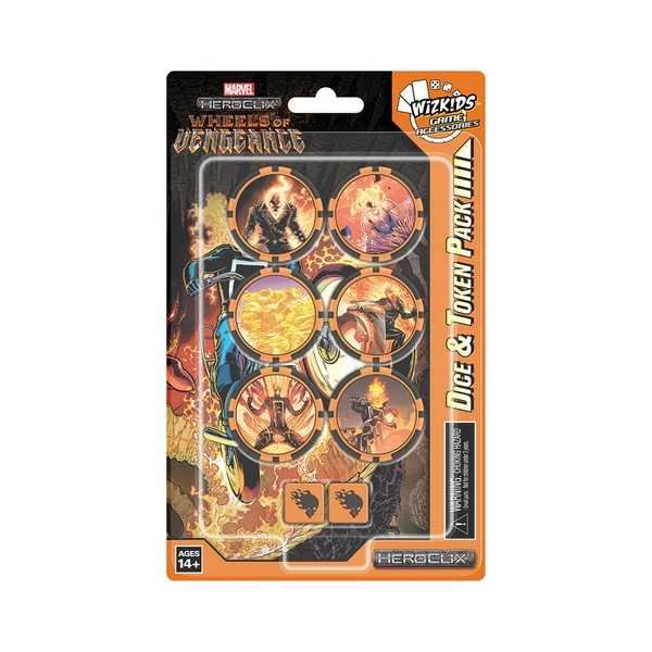 Marvel HeroClix Wheels of Vengeance Dice and Token Pack