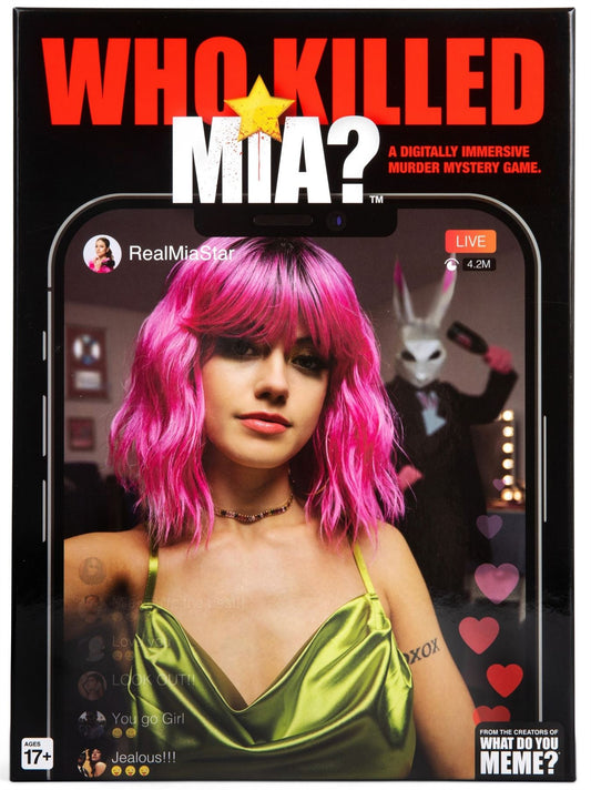 WHO DID IT presents WHO KILLED MIA? Murder Mystery Game