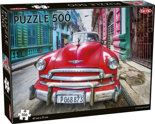 Vintage Car in Havana 500 Piece Jigsaw Puzzle
