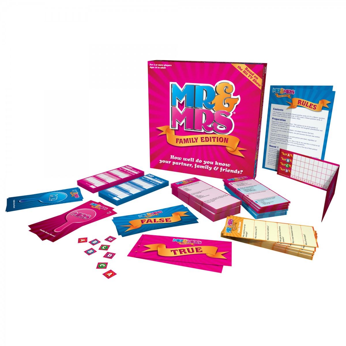 Mr & Mrs Family Edition Board Game