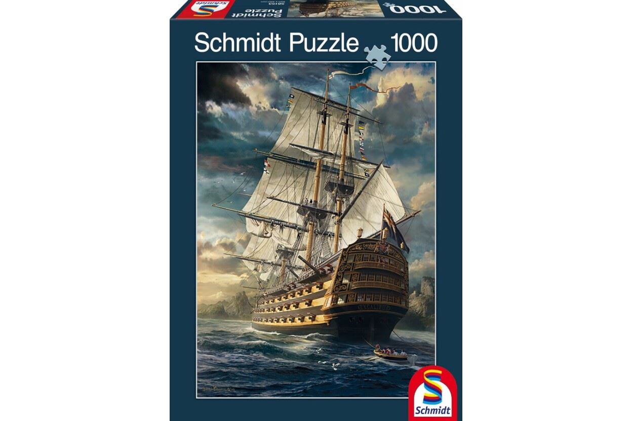 Schmidt Sails Set Jigsaw Puzzle - 1000 Pieces