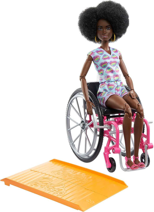 Barbie Wheelchair Doll Black Hair