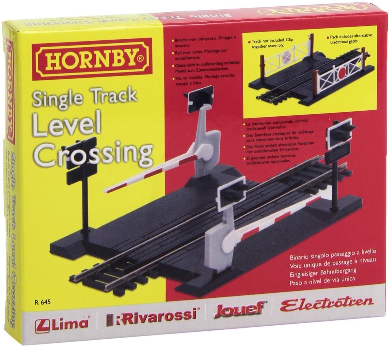 Hornby Single Track Level Crossing