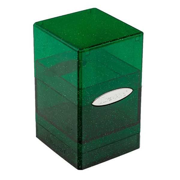 Ultra Pro Satin Tower - Glitter Green