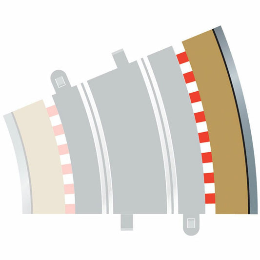 Radius 3 Curve Outer Borders 22.5? (Set Of 4) Scalextric Accessory Pack