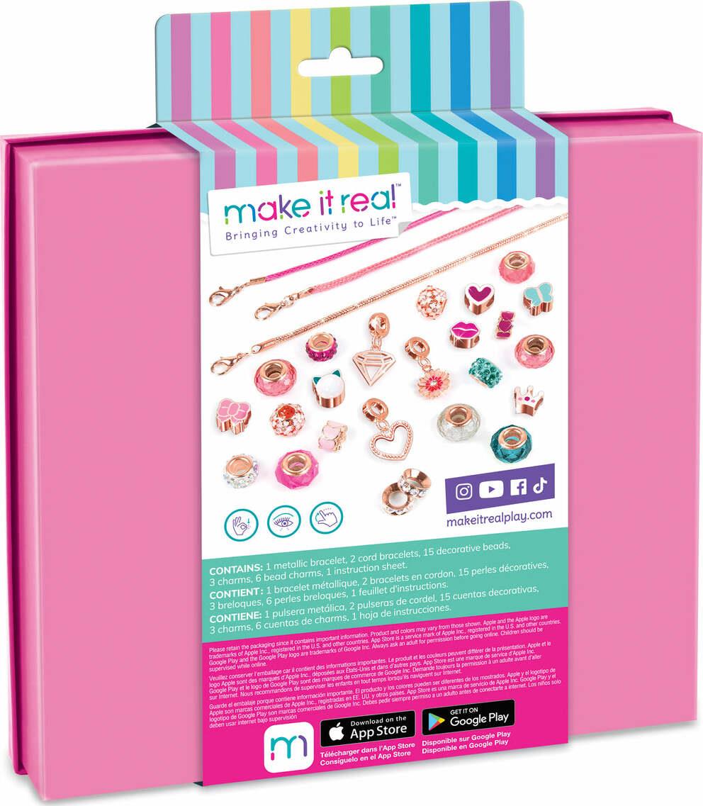 Make It Real Halo Charms Bracelets Think Pink Activity Set