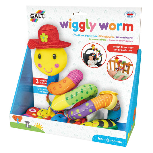 Galt Toys - Wiggly Worm Cot & Pram Toy
