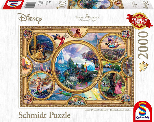 Schmidt Thomas Kinkade Studios: Disney Dreams Collections Jigsaw Puzzle - 2000 Pieces