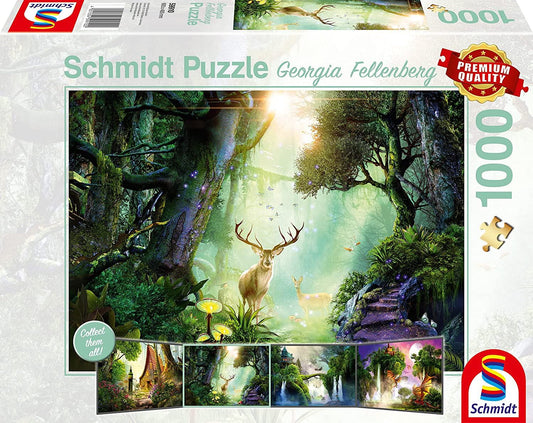 Schmidt Deer in the Woods Jigsaw Puzzle - 1000 Pieces