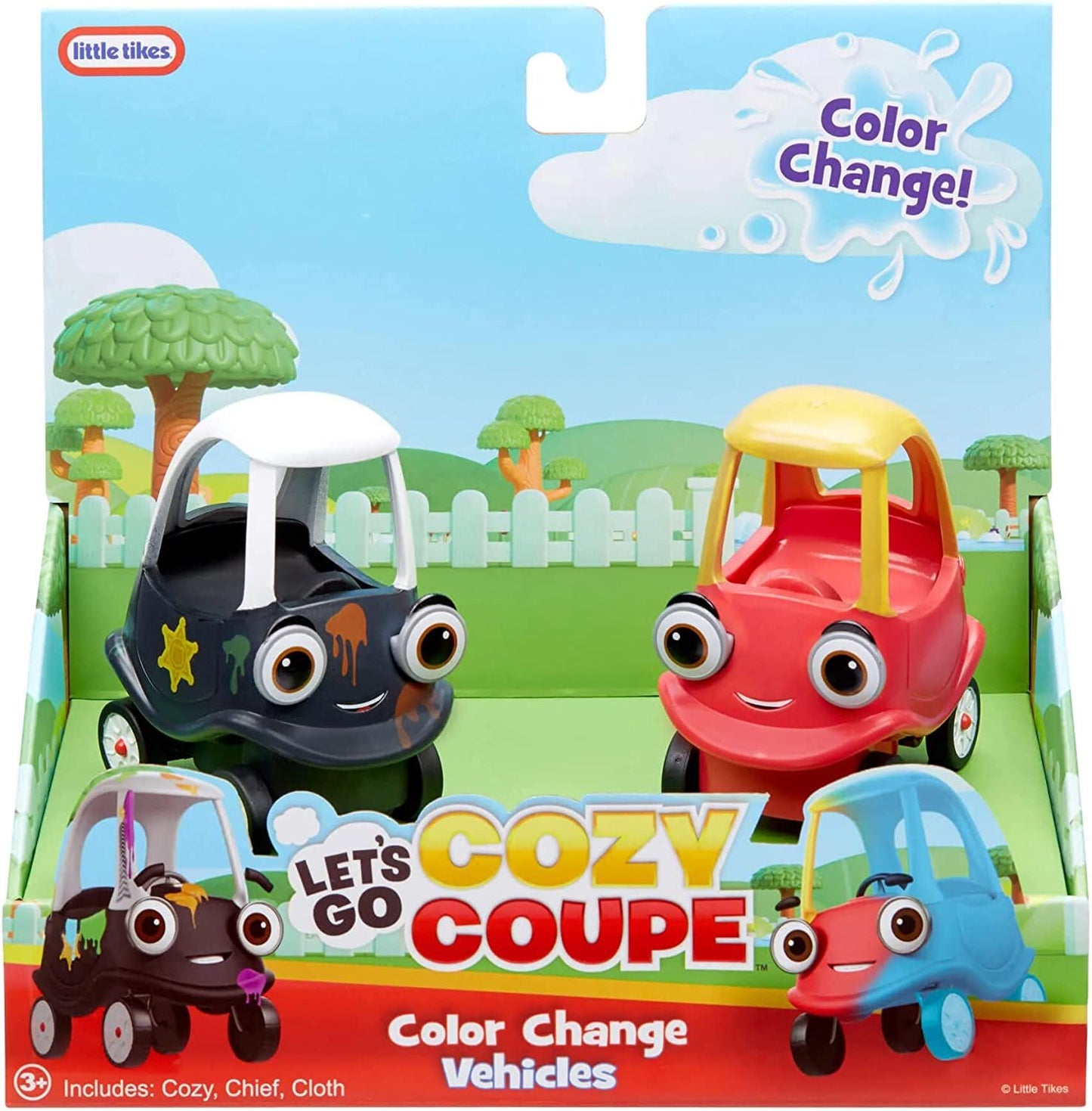 Little Tikes Let's Go Cozy Coupe 2 Pack Colour Change Vehicles