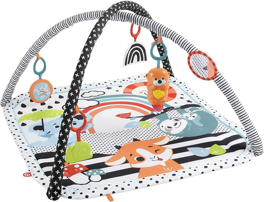 Fisher-Price 3-in-1 Music, Glow and Grow Gym Playmat