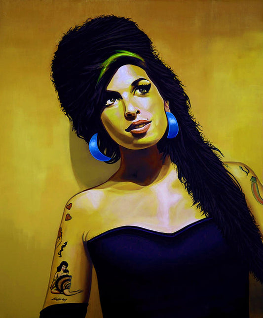 Amy Winehouse 60cm x 49.5cm Large Metal Sign	