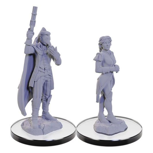 Critical Role Unpainted Miniature Percival & Cassandra de Rolo