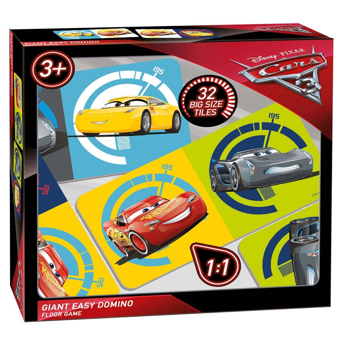 Tactic Cars 3 Giant Easy Domino