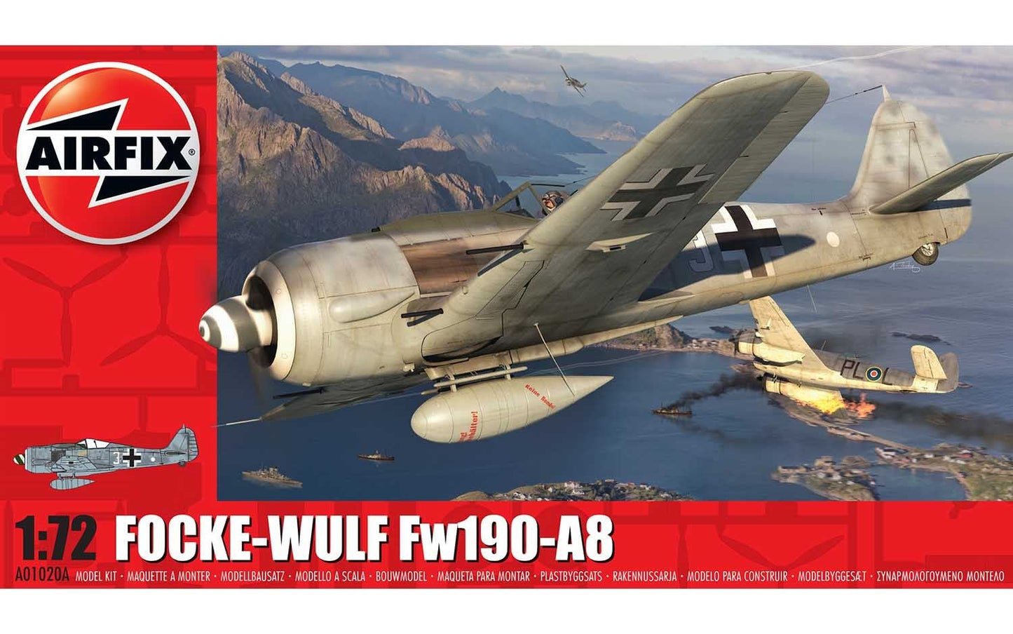 Focke Wulf Fw190A-8 1:72 Series 1 Air Fix Model Kit