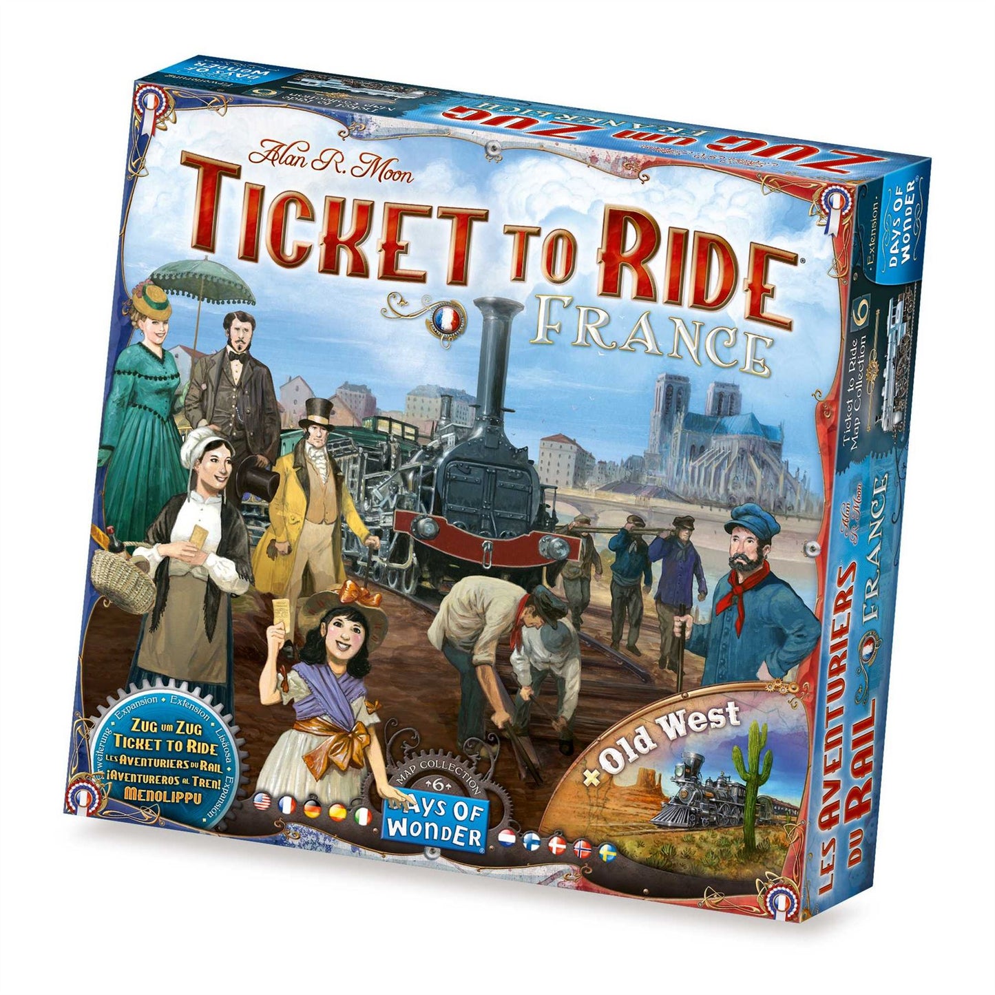 Ticket To Ride France & Old West: Map Collection Expansion Board Game