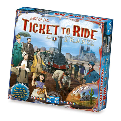 Ticket To Ride France & Old West: Map Collection Expansion Board Game
