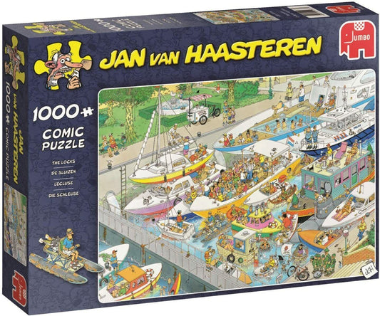 Jumbo Jan Van Haasteren The Locks Jigsaw Puzzle - 1000 Pieces