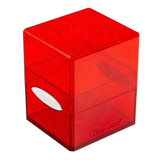 Ultra Pro Satin Cube - Glitter Red