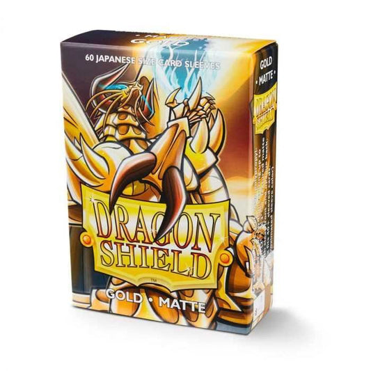 Dragon Shield Matte Japanese Size- Gold - 60 Sleeves