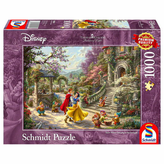 Schmidt Thomas Kinkade: Disney Snow White Dancing with the Prince Jigsaw Puzzle - 1000 Pieces