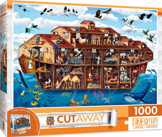Masterpieces Puzzle Cutaway Noah's Ark Ez Grip Puzzle 1000 piece jigsaw puzzle